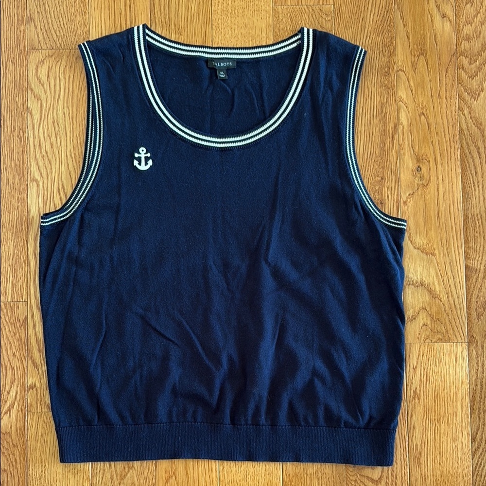 Nautical sweater tank